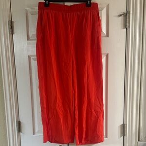 Cabi Campground Crop Coral Widelg Crop Size S